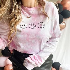 Pink & White Cropped Top